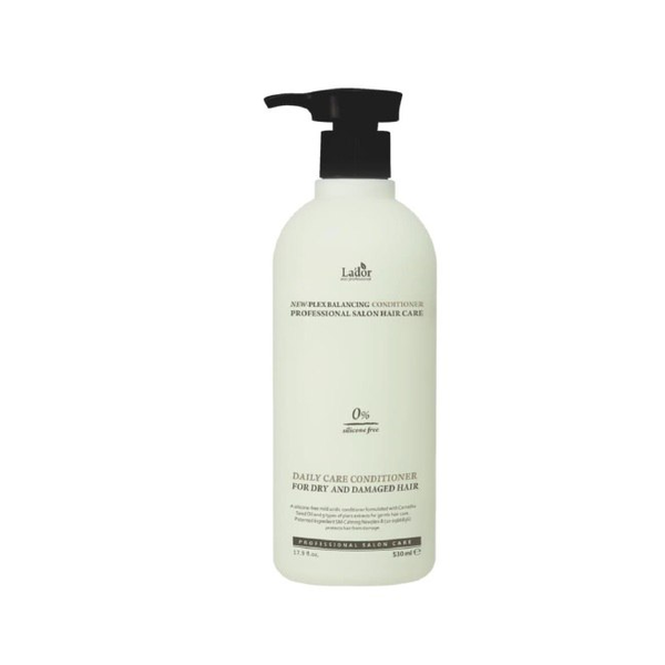 LADOR NewPlex Balancing Conditioner 530ml Відновлюючий кондиціонер для пошкодженого волосся та чутливої шкіри голови (оновлена версія), 530мл - Blush
