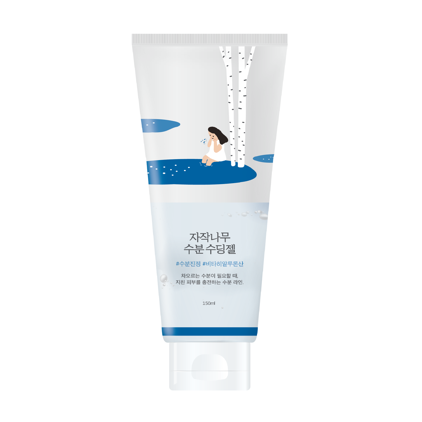 Заспокійливий гель з березовим соком ROUND LAB Birch Juice Moisturizing Soothing Gel 150 ml - Blush