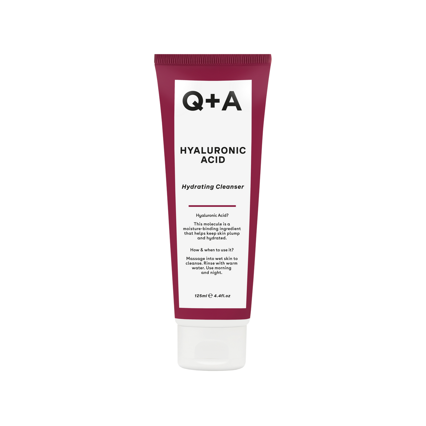Гель для вмивання з гіалуроновою кислотою Q+A Hyaluronic Acid Cleansing Gel 125ml - Blush