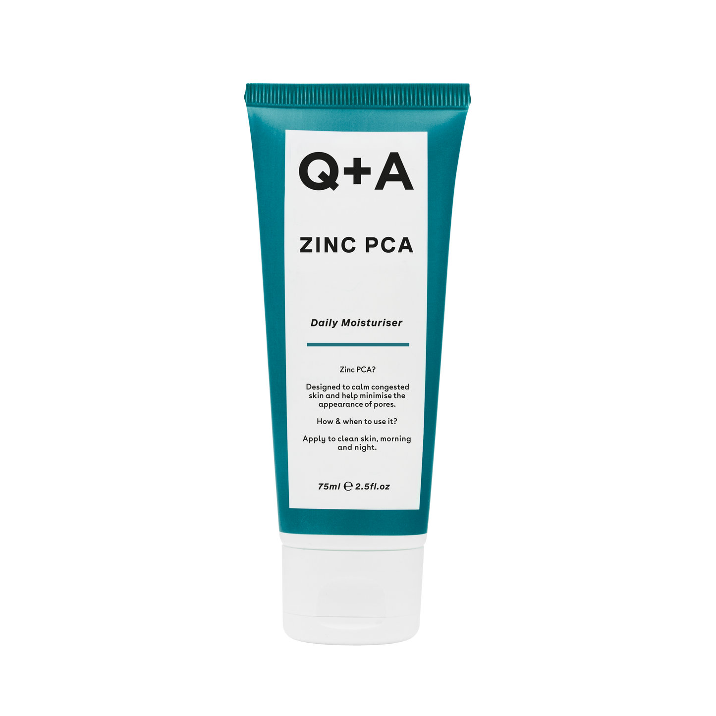 Зволожуючий крем для обличчя Q+A Zinc PCA Daily Moisturiser 75ml - Blush