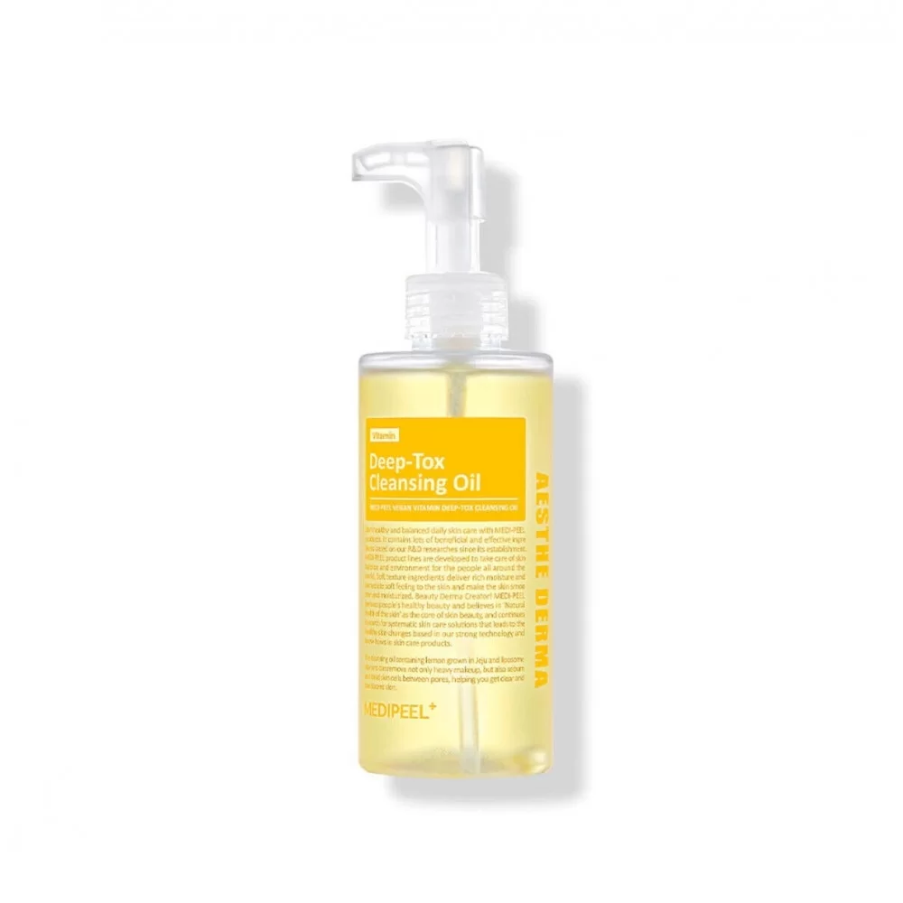 Гідрофільна олія з вітамінами Medi-Peel Vitamin Deep-Tox Cleansing Oil, 200ml - Blush
