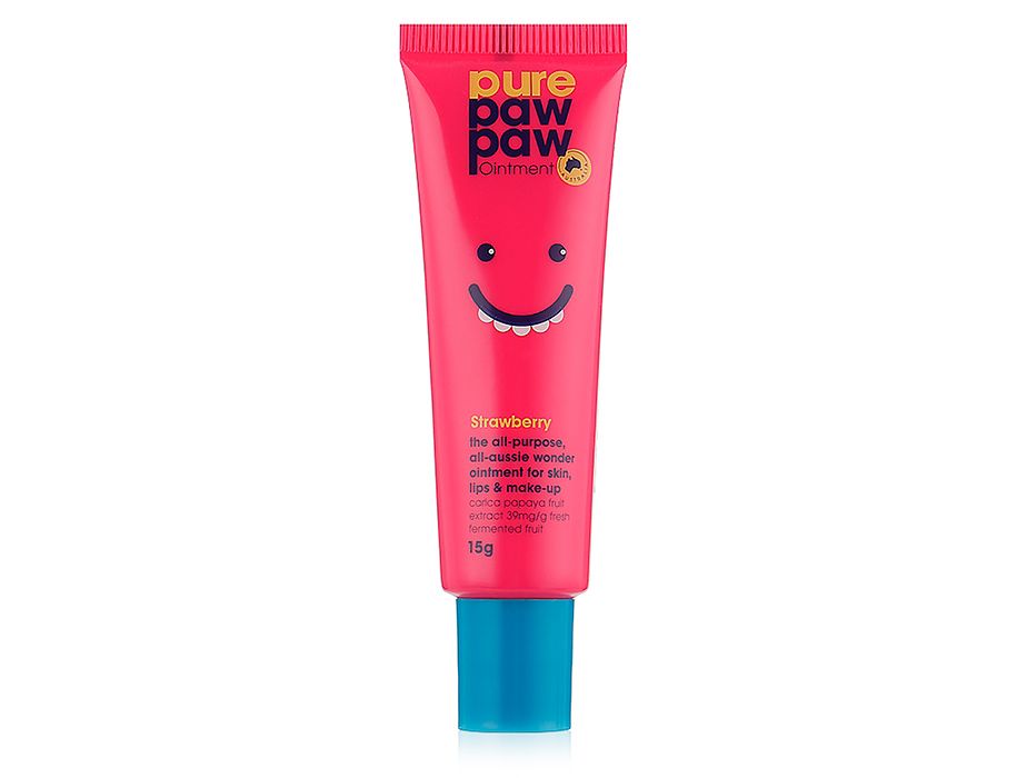 Відновлюючий бальзам для губ «Полуничний смузі» Pure Paw Paw Ointment Strawberry, 15г - Blush