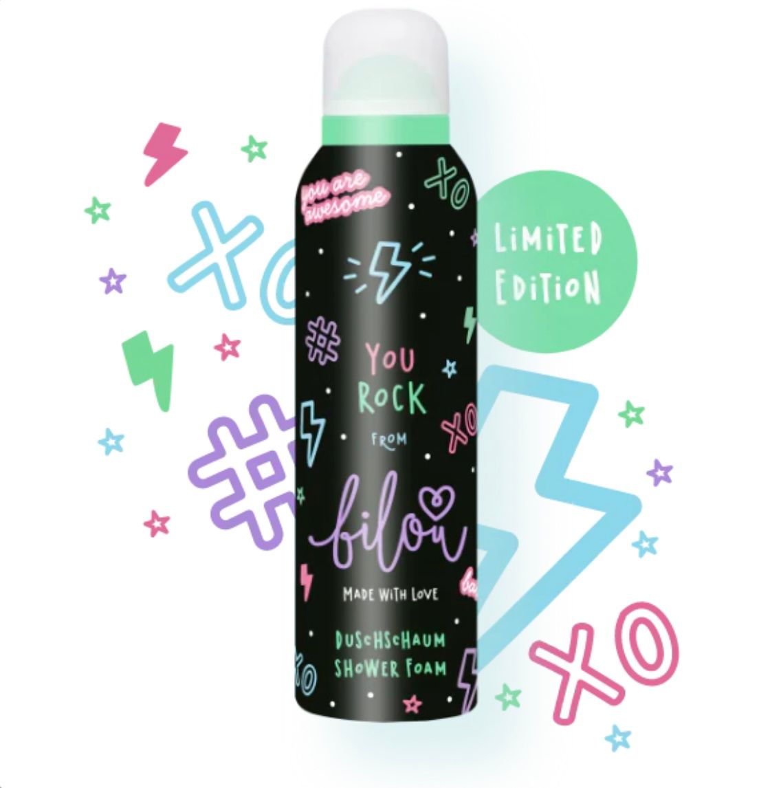 Пінка для душу Bilou You Rock 200 мл - Blush