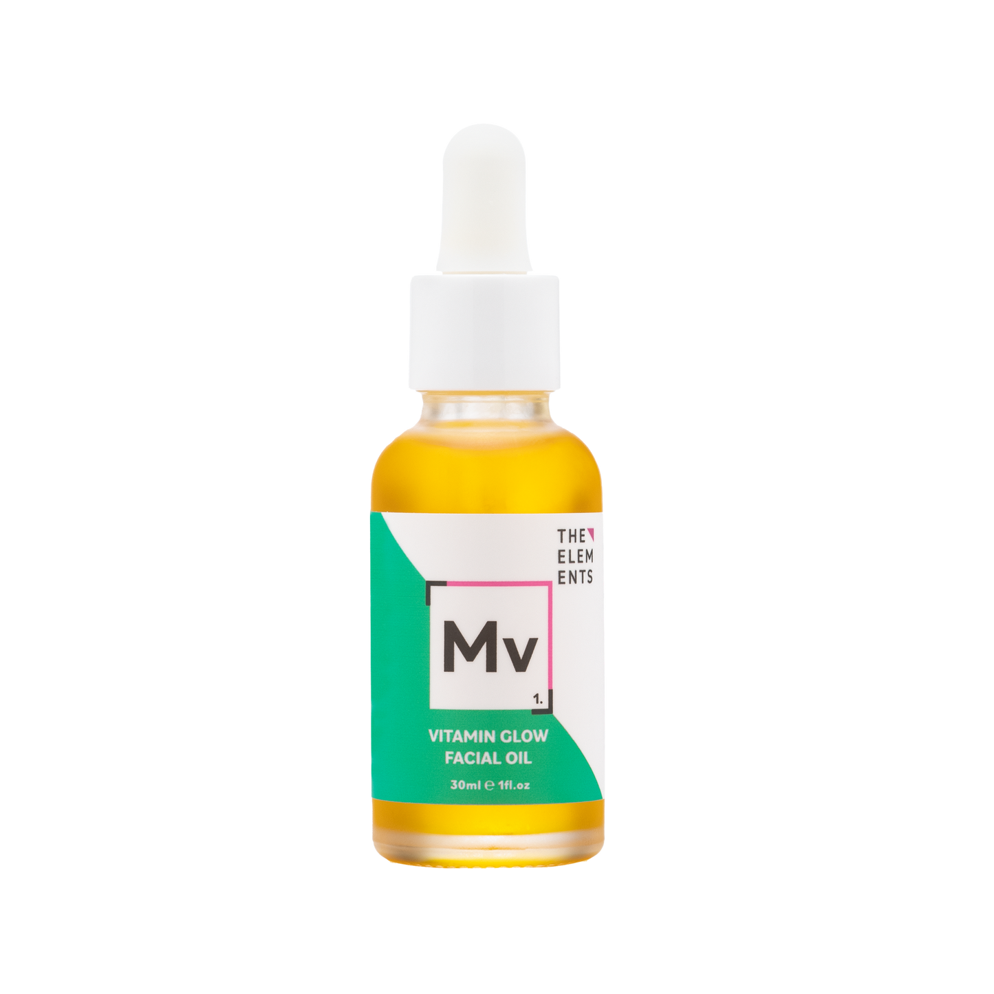 Вітамінізована олія для сяяння шкіри The Elements Vitamin Glow Facial Oil 30ml - Blush