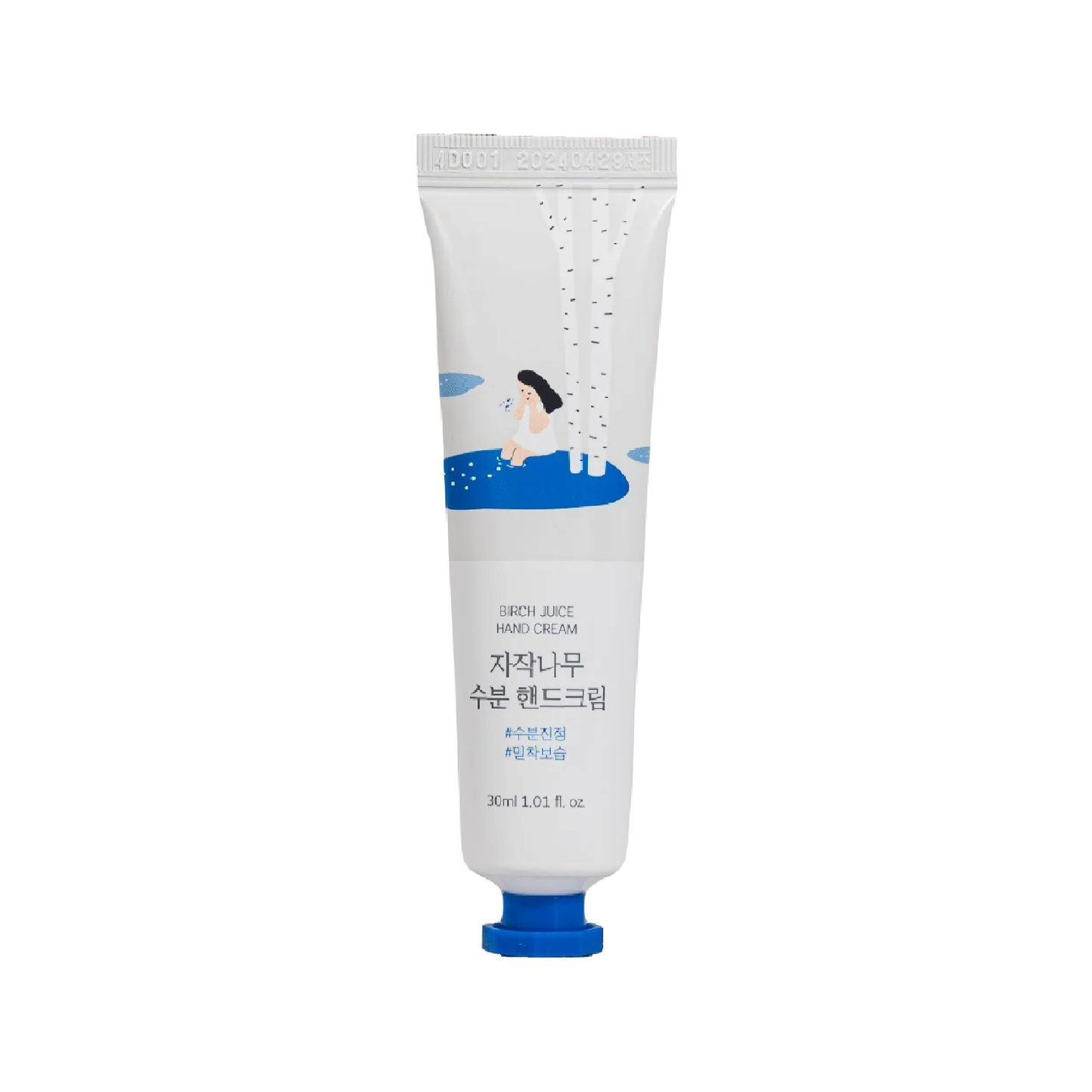Крем для рук з березовим соком ROUND LAB Birch Juice Hand Cream 30 ml - Blush