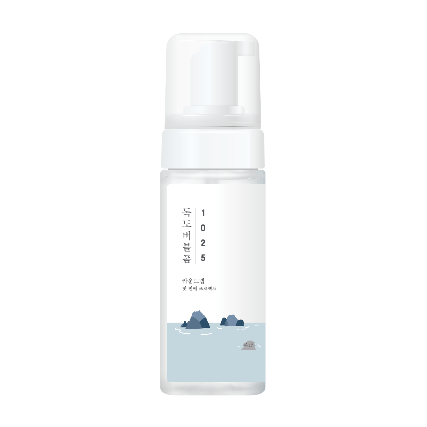 Очищуюча пінка для проблемної шкіри ROUND LAB 1025 Dokdo Bubble Foam 150 ml - Blush