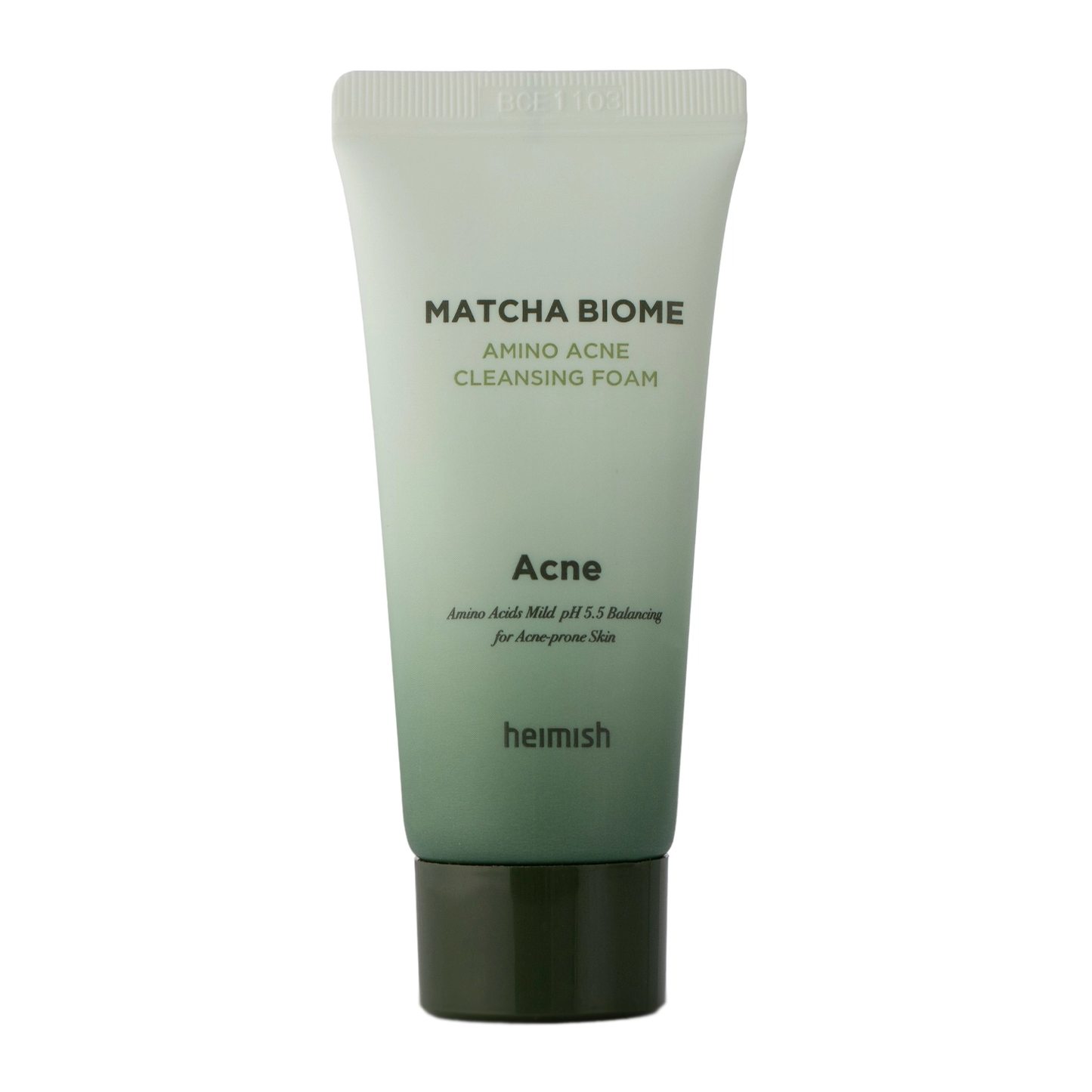 Heimish - Matcha Biome Amino Acne Cleansing Foam - Пінка для вмивання із зеленим чаєм - 30ml - Blush