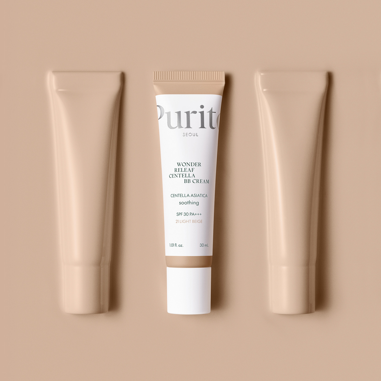 BB-крем з екстрактом центелли Purito Seoul Wonder Releaf Centella BB Cream 21 Light Beige, - Blush