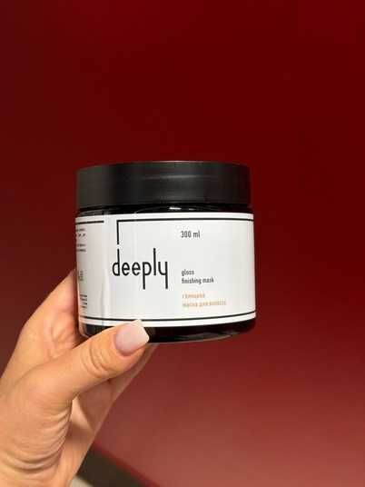 Глянцевая маска для волос Deeply Gloss Finishing Mask