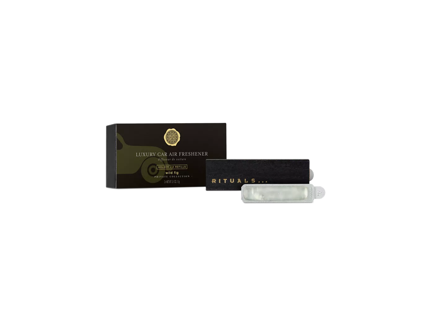 Автопарфум Rituals Wild Fig Car Perfume, фіксатор + 2 змінні картриджі