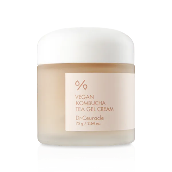 Крем-гель з екстрактом комбучі Dr.Ceuracle Vegan Kombucha Tea Gel Cream, 75 г - Blush