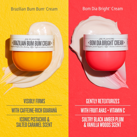 Подарунковий набір Sol de Janeiro Body Paradise Minis, Brazilian Bum Bum Cream + Bom Dia Bright Cream, 2*25 мл