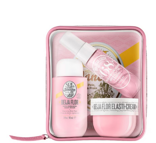 Набір дорожній для тіла Sol De Janeiro Beija Flor Jet Set рожевий - Blush