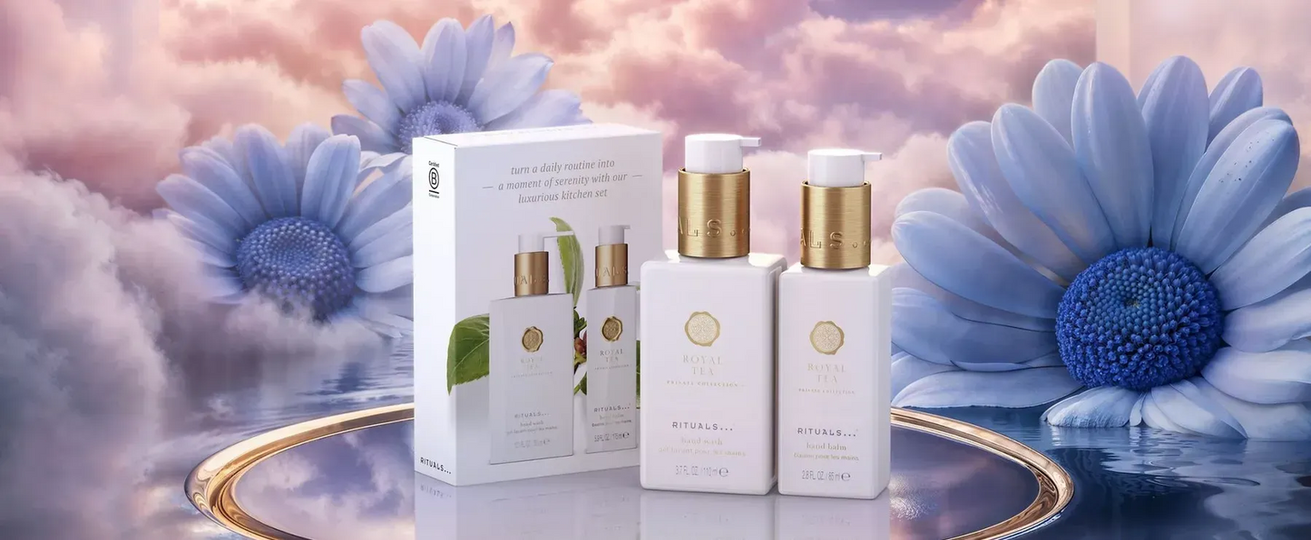 Набір rituals royal tea мило 110 мл та бальзам для рук 85 мл - Blush