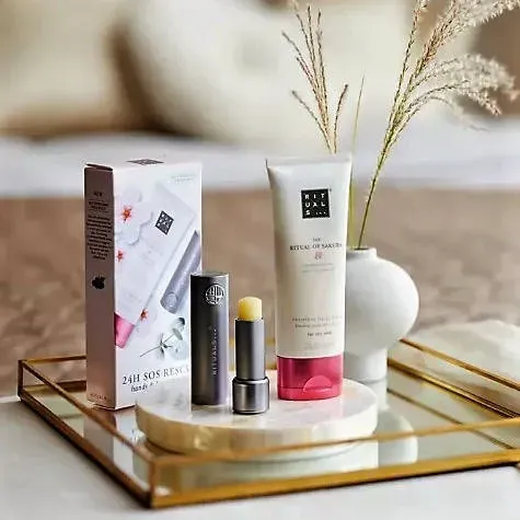 Подарунковий набір Hands & Lip Balm Rituals - Blush