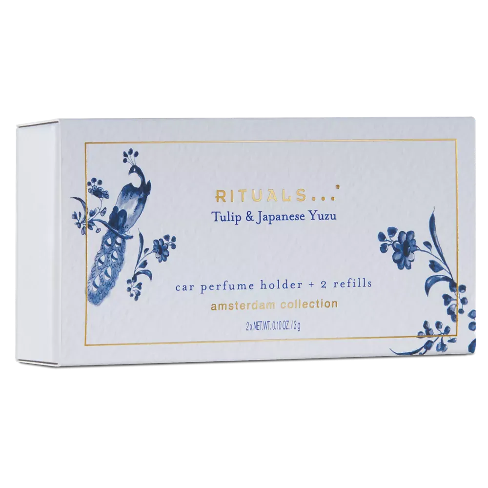 Автопарфюм Ritual of Private Collection Amsterdam Car Perfume, фиксатор + 2 сменные картриджи - Blush