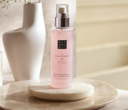 Спрей для тіла з шимером The Ritual of Sakura Shimmering Body Spray 150 мл - Blush