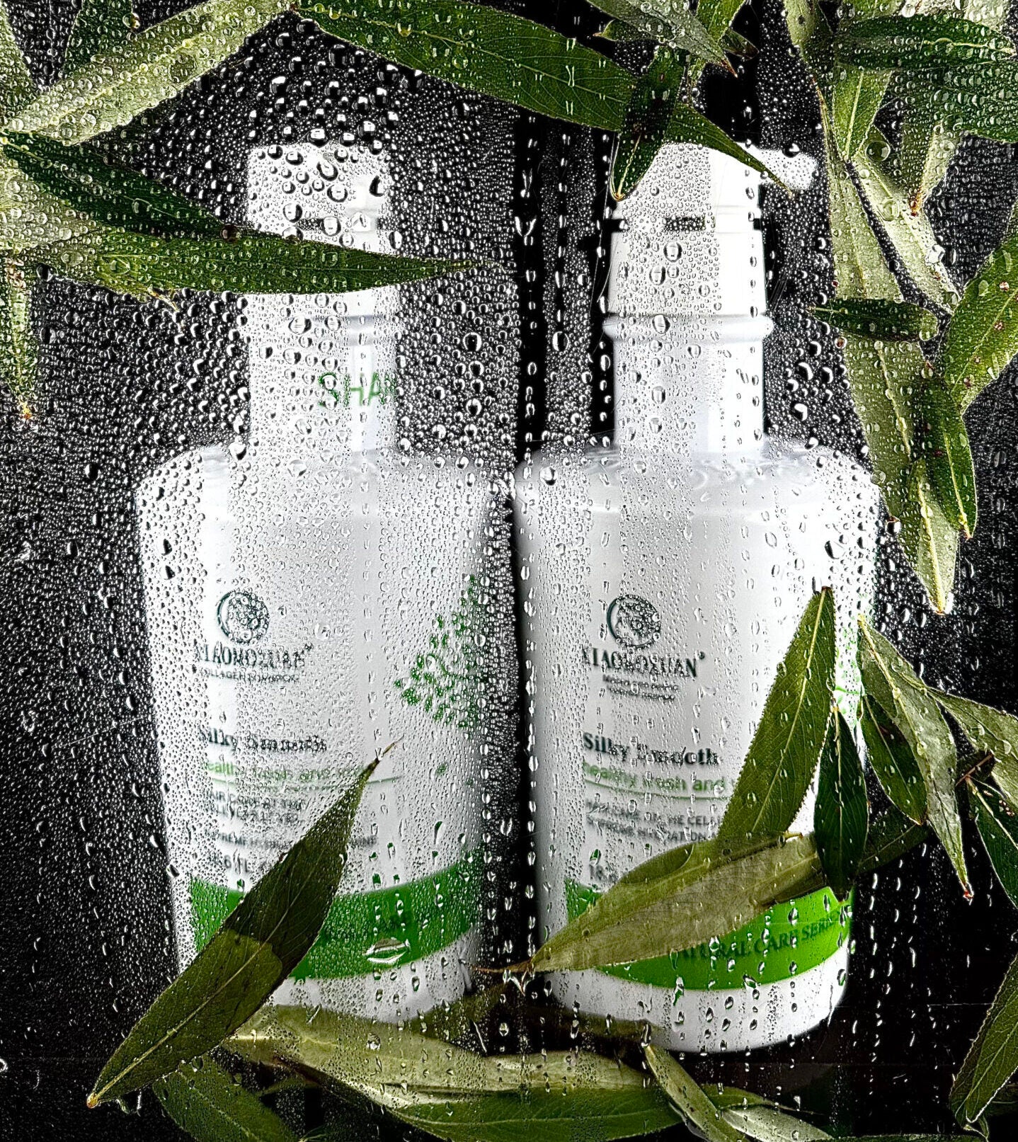 Питательный шампунь с чайным деревом для поврежденных волос Xiaomoxuan Silky Smooth Shampoo