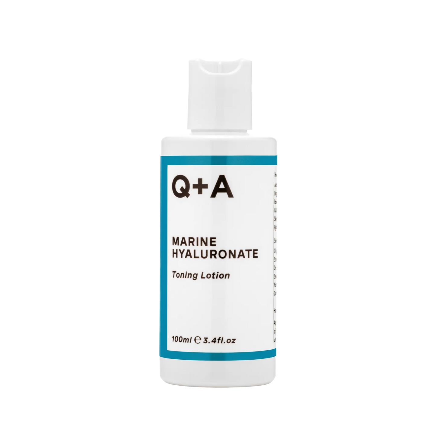 Тонізуючий лосьйон з гіалуроновою кислотою Q+A Marine Hyaluronate Toning Lotion 100 ml - Blush