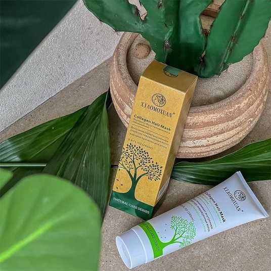 Відновлююча маска з колагеном для волосся Xiaomoxuan New Collagen