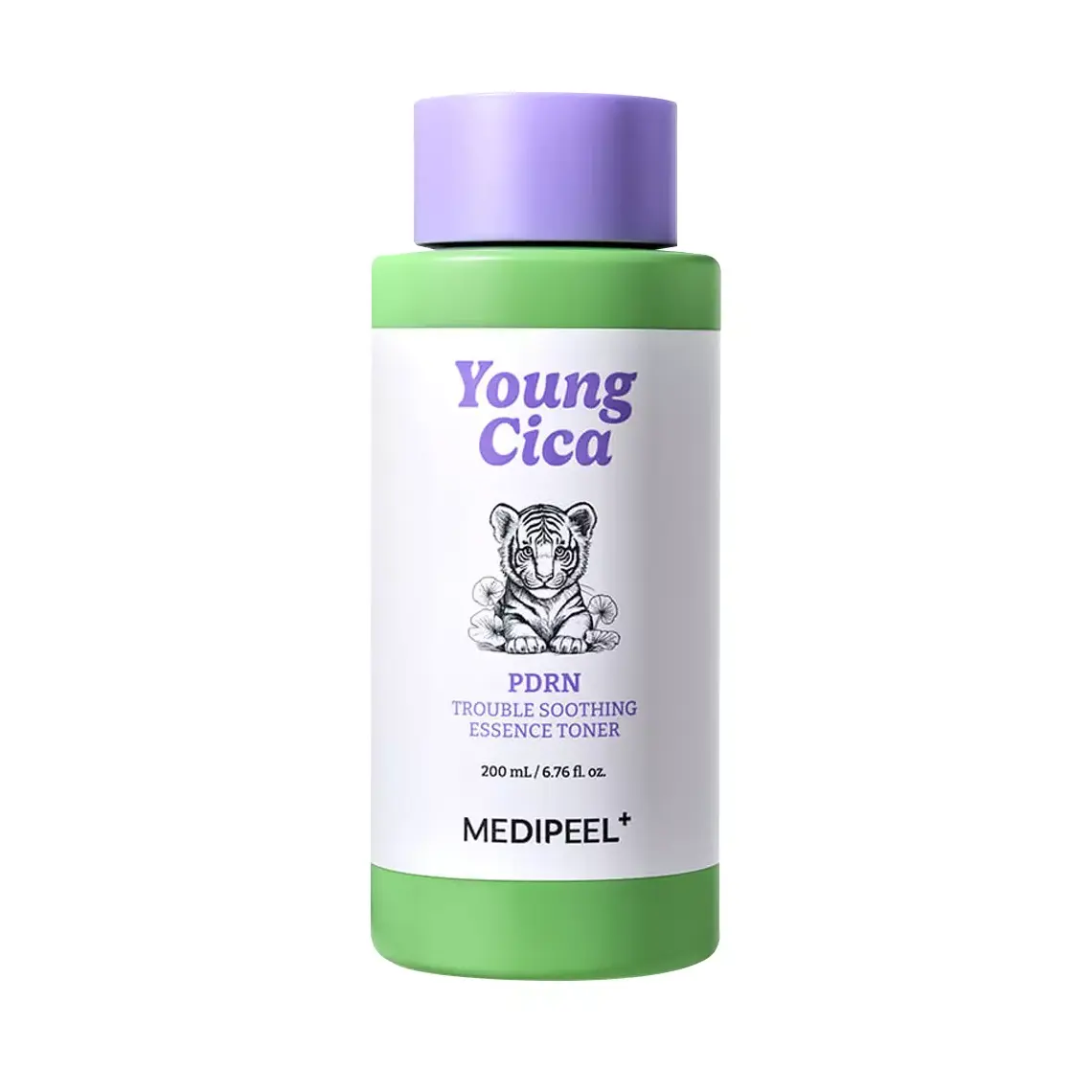 Заспокійлива тонік-есенція для обличчя з PDRN та центелою MEDIPEEL Young Cica PDRN Trouble Soothing Essence Toner, 200 мл