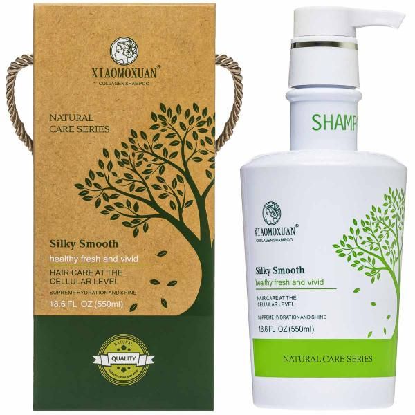 Шампунь з колагеном - Xiaomoxuan Silky Smooth Shampoo для пошкодженого волосся - Blush