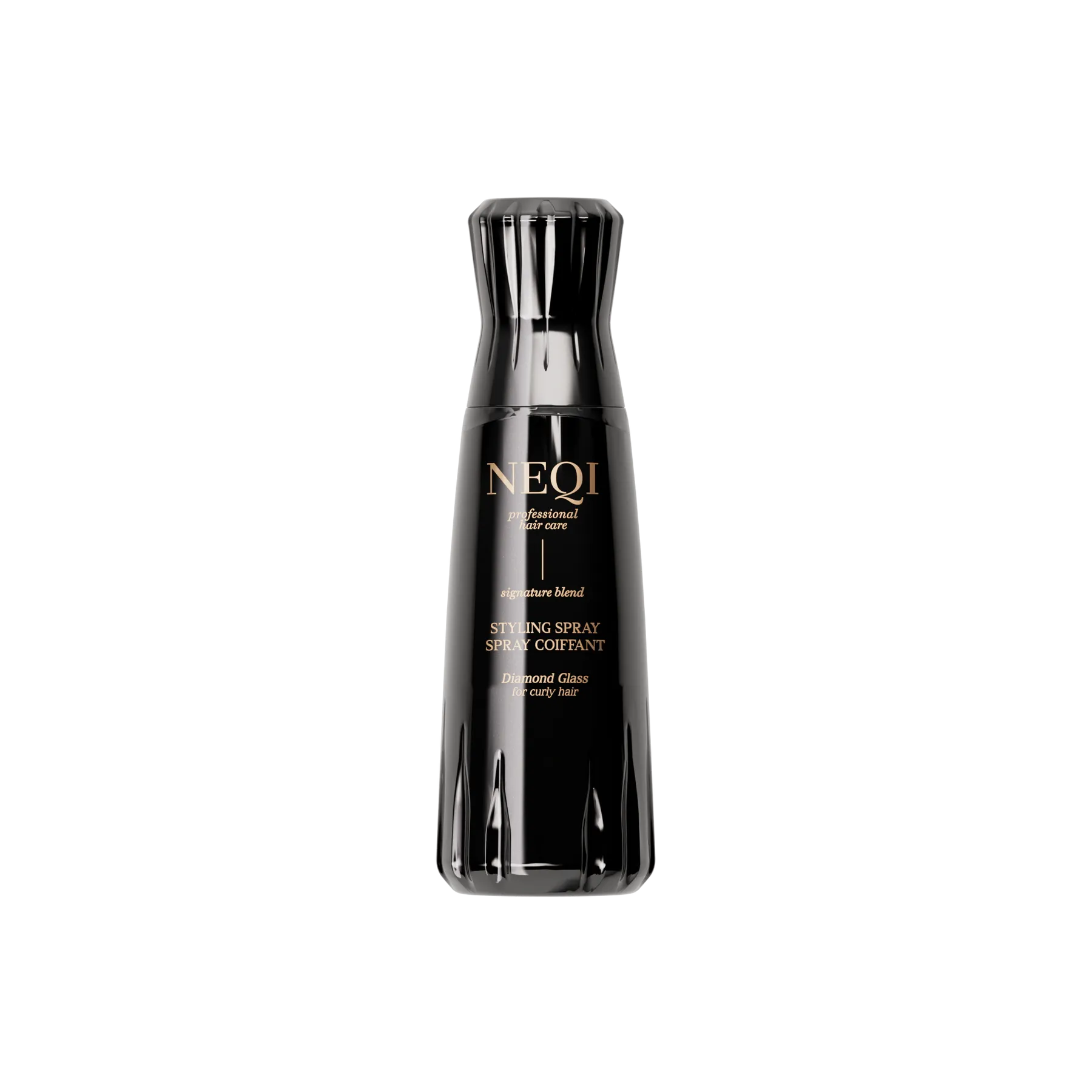Cпрей-стайлінг для кучерявого волосся NEQI Diamond Glass Styling Spray Curly 180ml - Blush