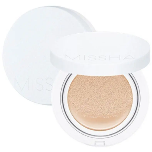 Зволожувальний тональний кушон для обличчя Missha Magic Cushion Moist Up SPF 50+/PA+++, 21 Light Beige, 15 г - Blush