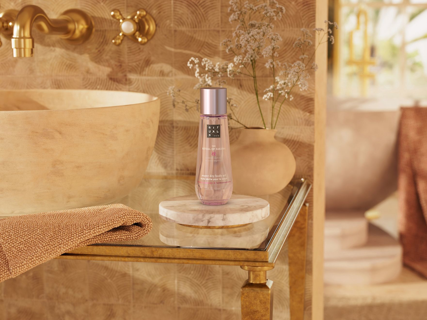 Сухое масло для тела и волос The Ritual of Sakura Dry Body Oil, 100 мл