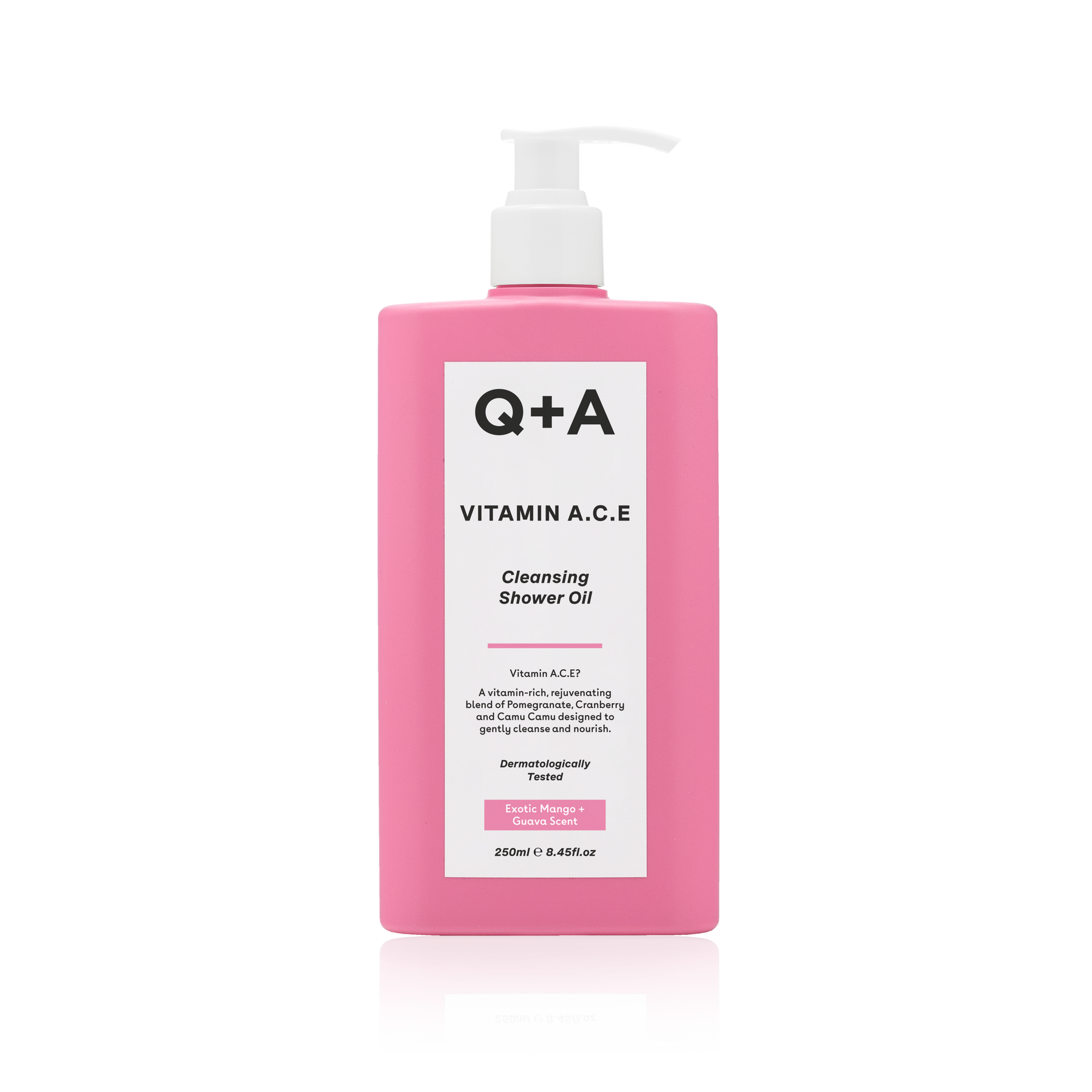 Вітамінізована олія для душу Q+A Vitamin A.C.E Cleansing Shower Oil 250ml - Blush