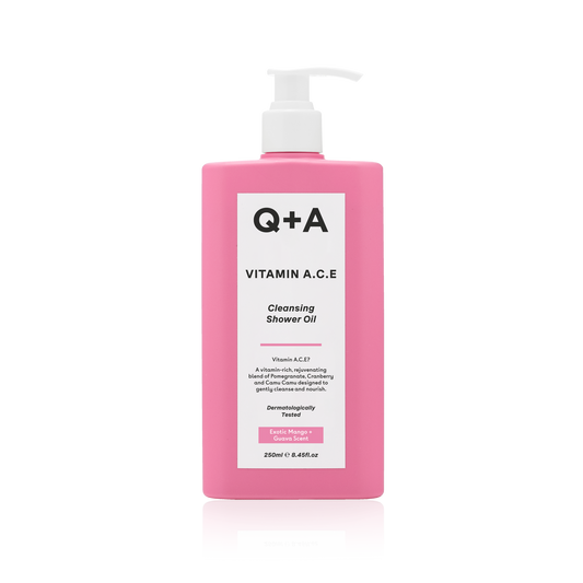 Вітамінізована олія для душу Q+A Vitamin A.C.E Cleansing Shower Oil 250ml - Blush