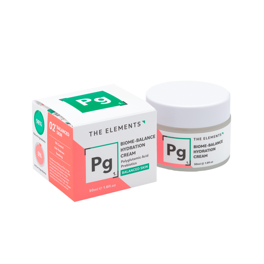 Зволожуючий крем, що балансує мікробіом шкіри The Elements Biome-Balance Hydration Cream 50g - Blush