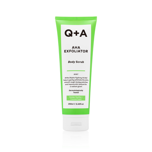 Скраб для тіла з AHA-кислотами Q+A AHA Exfoliator Body Scrub 250ml - Blush