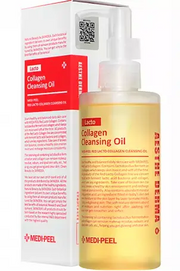 Гідрофільна олія для обличчя Medi-Peel Red Lacto Collagen Cleansing Oil з пробіотиками та колагеном, 200 мл - Blush