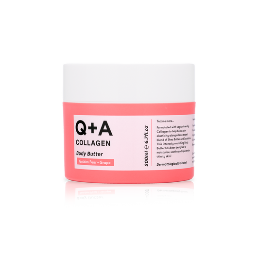 Зволожуючий баттер з колагеном Q+A Collagen Body Butter 200 мл - Blush