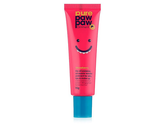 Відновлюючий бальзам для губ «Полуничний смузі» Pure Paw Paw Ointment Strawberry, 15г - Blush