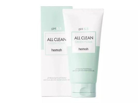 Очищувальна пінка для обличчя Heimish All Clean Green Foam pH 5.5 - Blush