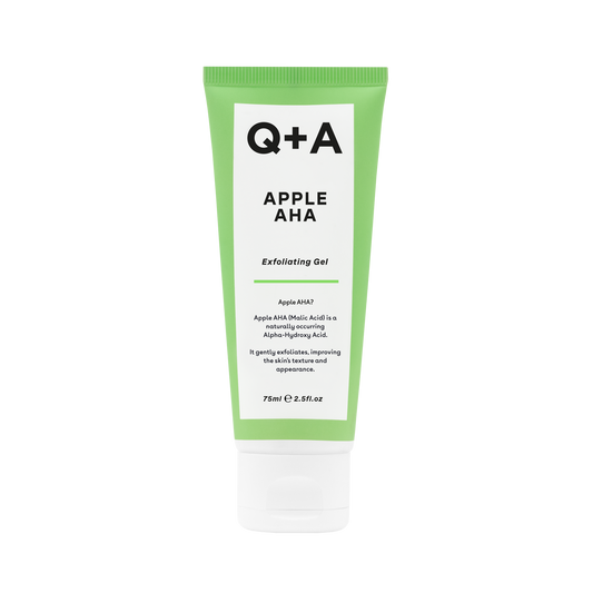 Відлущуючий гель з кислотами для обличчя Q+A Apple AHA Exfoliating Gel 75ml - Blush