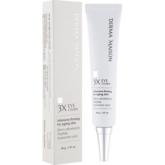 Крем для очей зі стволовими клітинами й пептидами - Medi-peel Derma Maison 3x Eye Cream - Blush