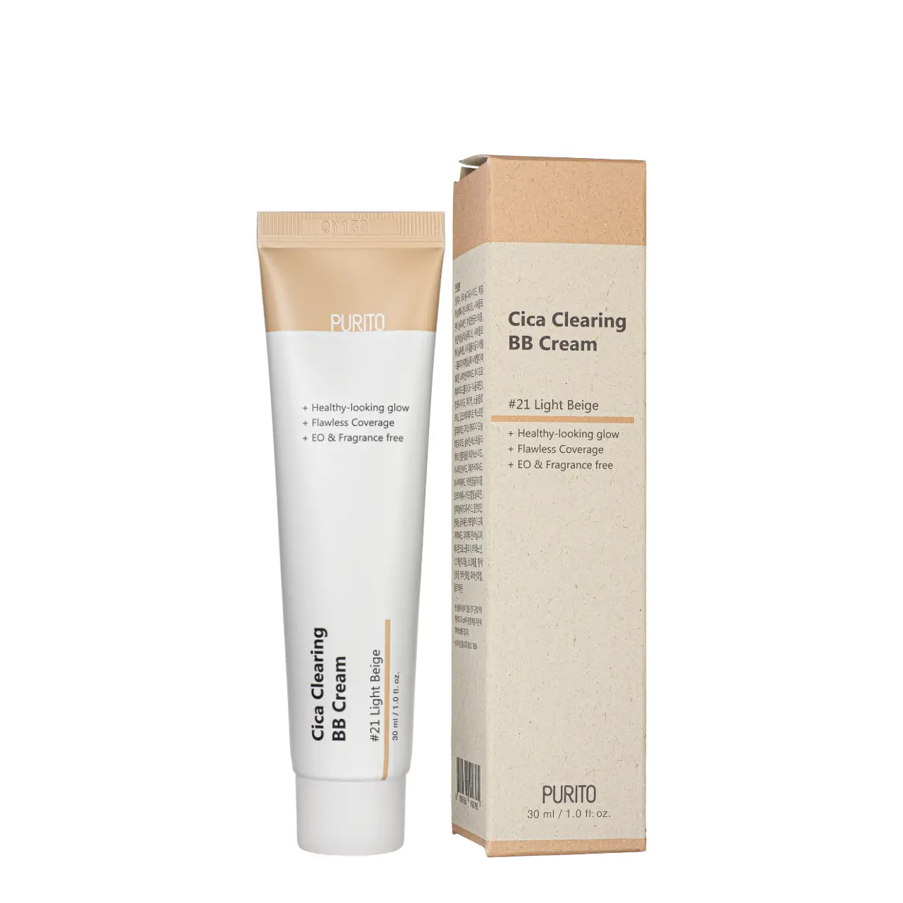 ВВ крем із екстрактом центелли Purito Cica Clearing BB Cream 21 - Blush