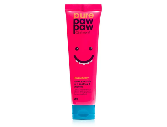 Відновлюючий бальзам для губ «Полуничний смузі» Pure Paw Paw Ointment Strawberry, 25г - Blush