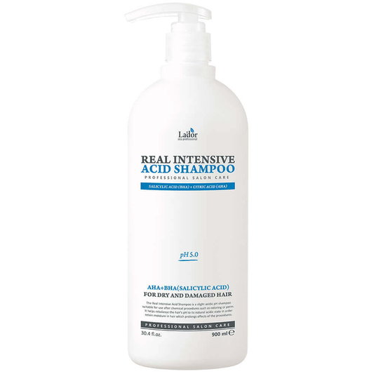 LADOR Real Intensive Acid Shampoo 900ml Інтенсивний кислотний шампунь для сухого та пошкодженого волосся, 900мл - Blush