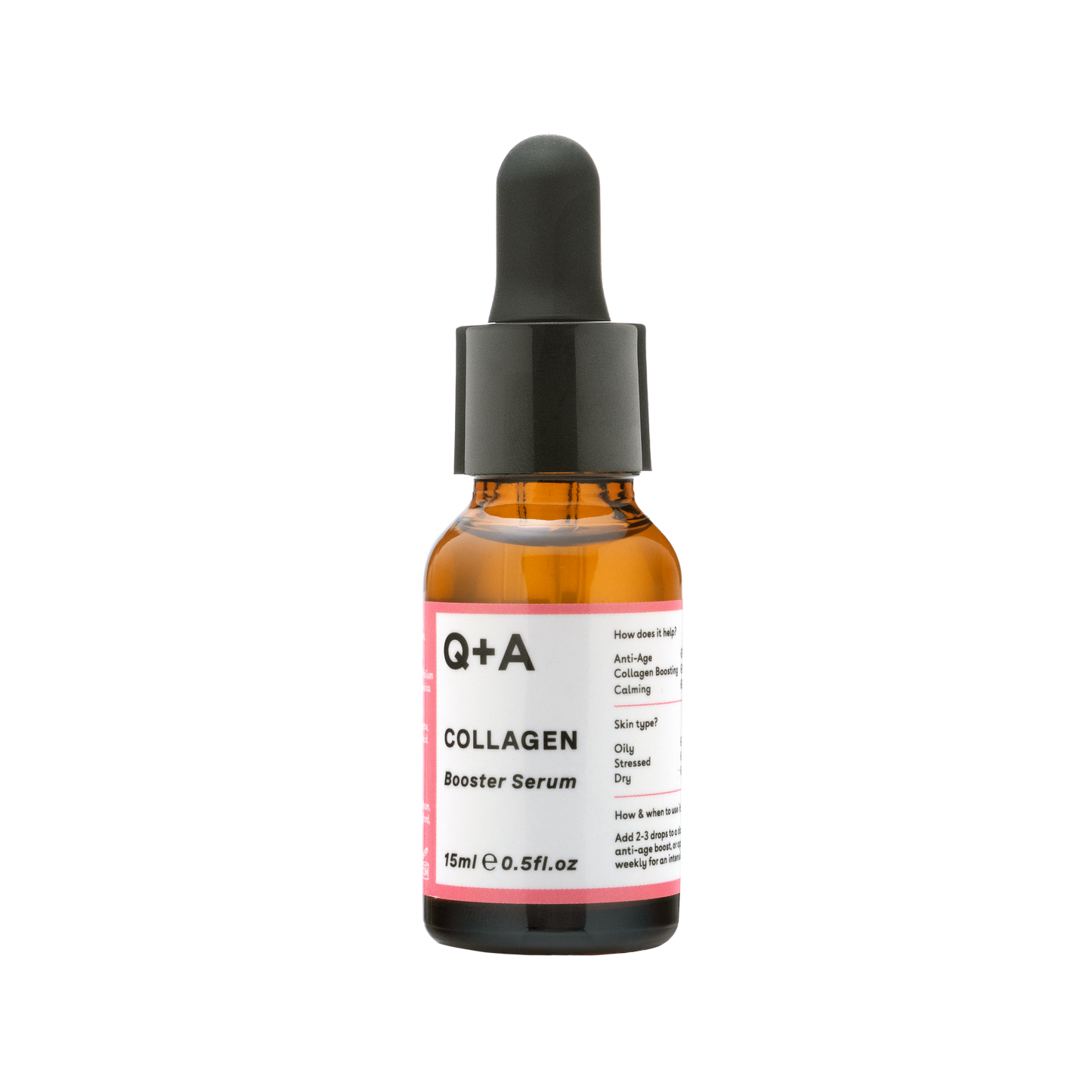 Сироватка з колагеном Q+A Collagen Booster Serum 15ml - Blush