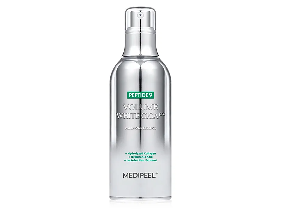 Освітлююча киснева есенція для обличчя з центеллою Medi-Peel Peptide 9 Volume All In One White Cica Essence Pro, 100мл