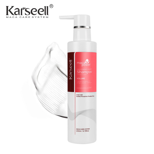 Шампунь для об'єма Maca Essence Volume Shampoo від бренда Karseell. 200 мл
