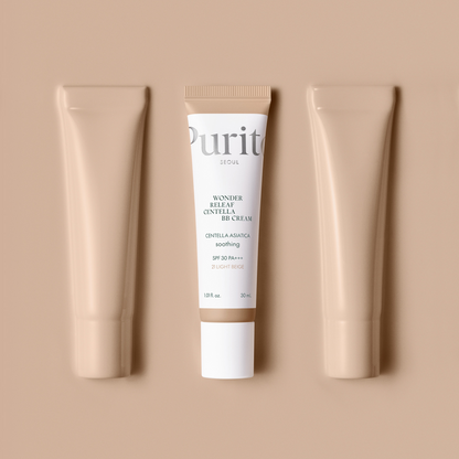 BB-крем з екстрактом центелли Purito Seoul Wonder Releaf Centella BB Cream 21 Light Beige, - Blush
