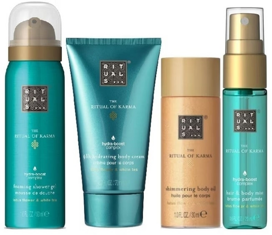 Набір дорожній із косметичкою Rituals The Ritual of Karma Travel Set