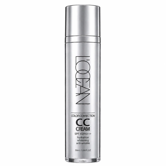 Тональний крем Locean Color Correction CC Cream підлаштовується під колір шкіри SPF45