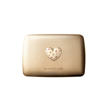 Футляр палетки Hourglass Ambient Lighting Edit Unlocked Love 2026 із золотим серцем і кристалами