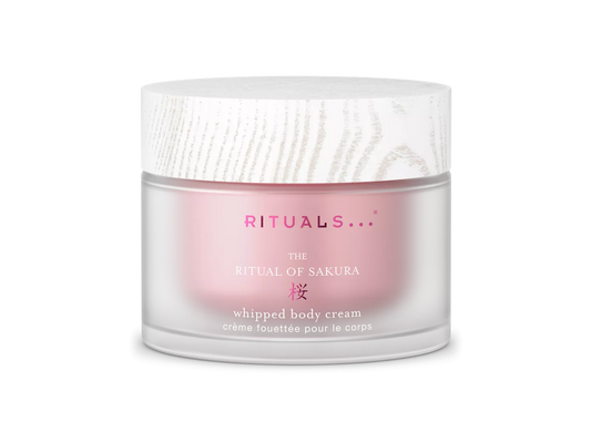 Крем для тіла Rituals Sakura вершковий, 220 мл – новий дизайн (скляна банка)